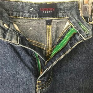 Vintage blue denim Tommy Hilfiger maxi skirt